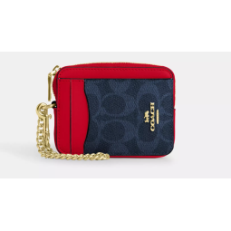 ZIP CARD CASE COACH