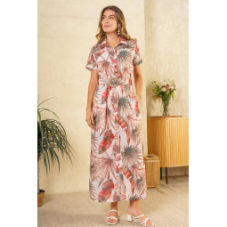 VESTIDO DORAL LARGO DELP