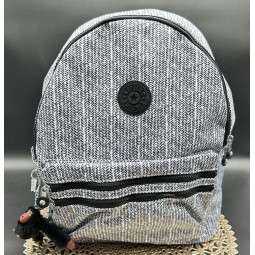 MOCHILA KIPLING BLANCO Y NEGRO