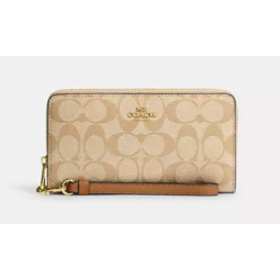 WALLET COACH LARGE PRINT CAMEL
