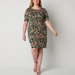 VESTIDO ESTAMPADO VERDE...