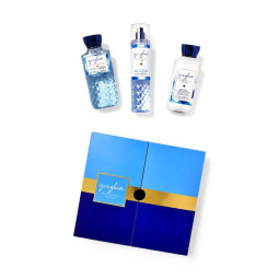 SET GINGHAM AZUL BATH AND BODY