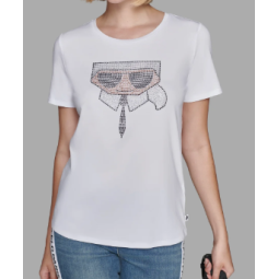KARL SEQUIN HEAD TEE