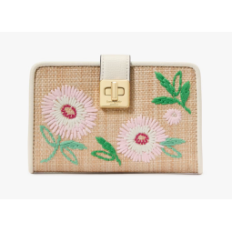 PHOEBE STRAW MEDIUM WALLET
